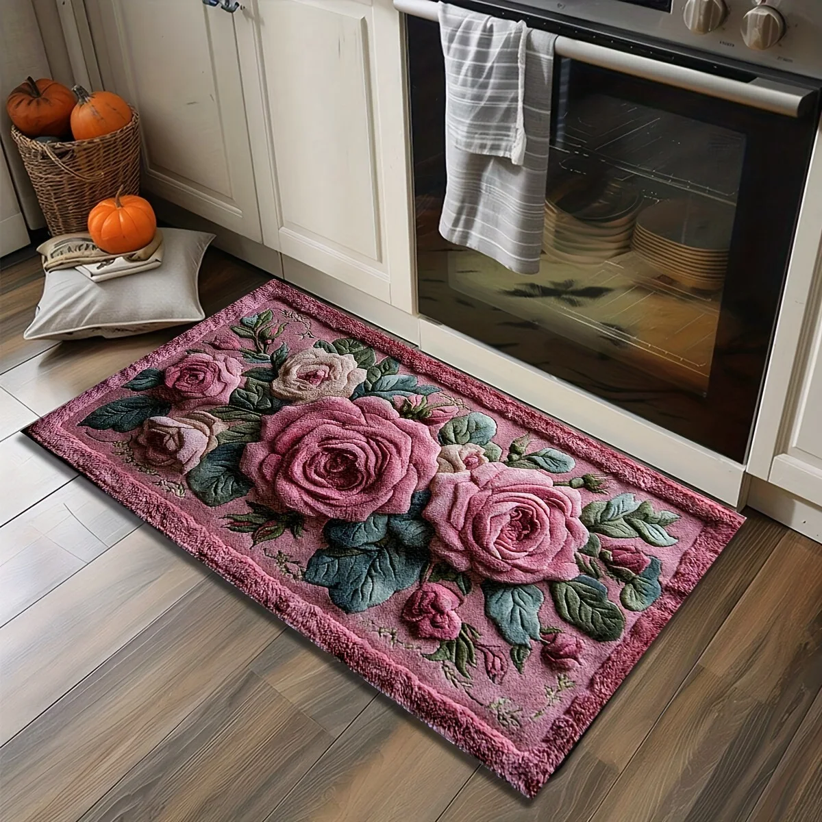 VIKAMA Modern Geometric Floor Mat - Anti-slip Floor Mat for Front Doors Inside and Outside - Home Decorative Floor Mat