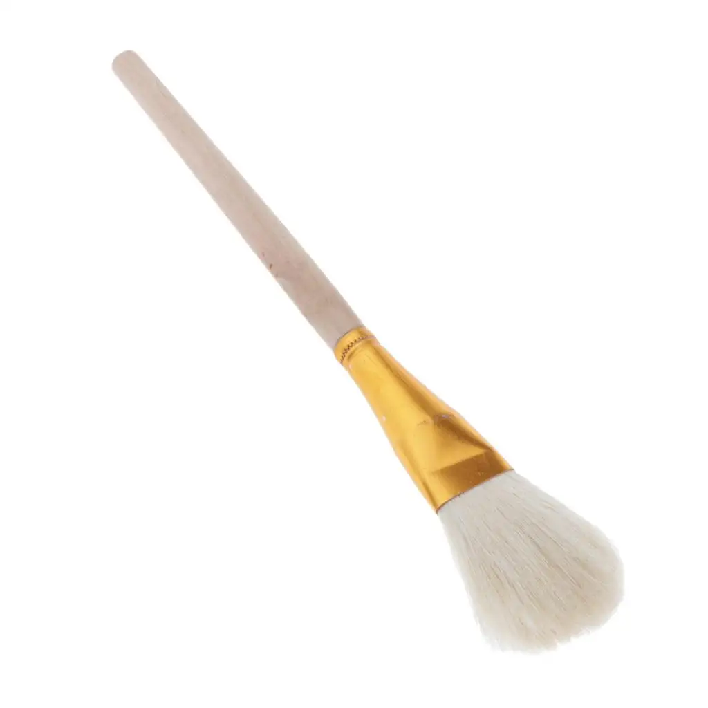 Pro Dedicated Wood Brush Sweep Mop Gold Leaf Gilding Art