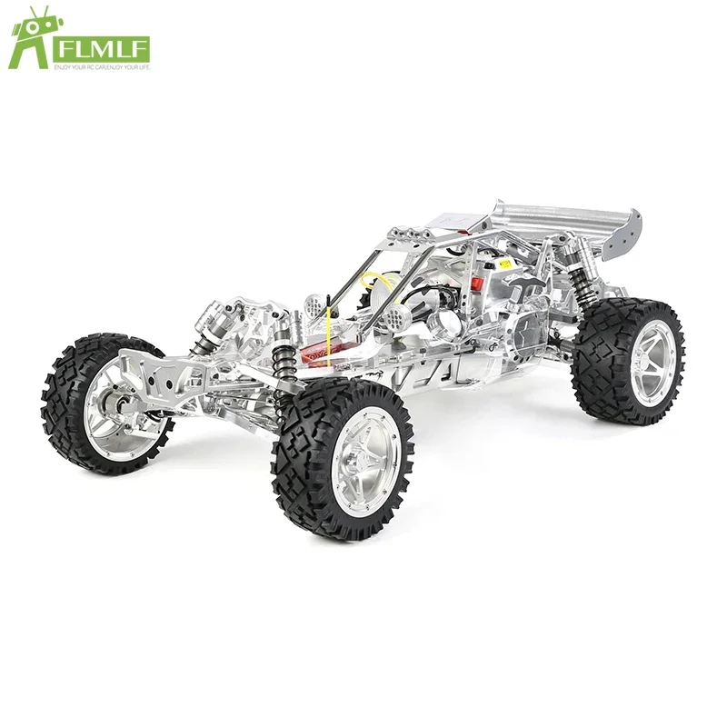 ROFUN 1/5 Rc Car Toys CNC Full Metal Vehicle Update Version 36CC Gasoline Engine Off-road Racing Truck Toy for Baja 360ss