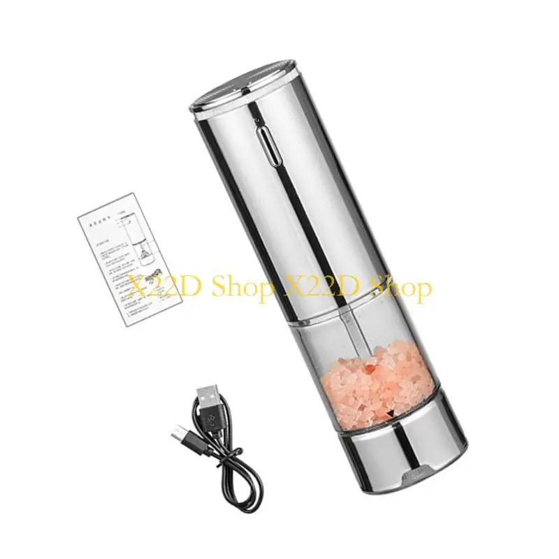 X22D Cordless Pepper Grinder Automatic Spices Mill ABS Modern Kitchens Essential