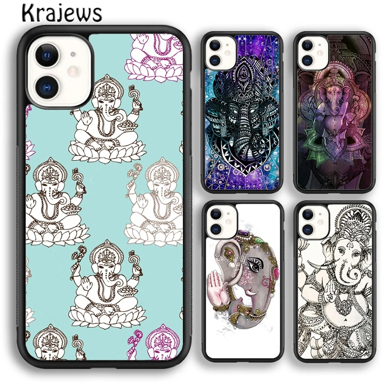 God of wisdom Ganesh elephant Phone Case Cover For iPhone 16 15 14 plus XS XR 11 12 mini 13 pro max coque Shell Fundas