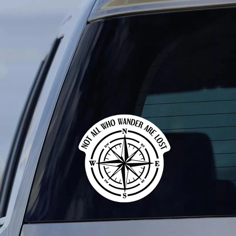 ملصق بوصلة لابتوب ، زجاجة ماء ، شاحنة سيارة ، جيب ، دراجة نارية ، طلاء سيارة ، نافذة ، جدار ، كل الذين يفقدون