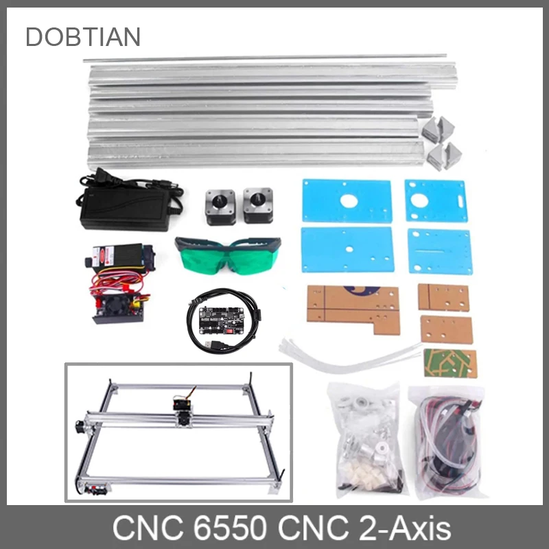 

New 6550 Laser Engraver 20W CNC Laser Engraving Machine Work Area 65cm*50cm Wood Router Machine with Offline Controller