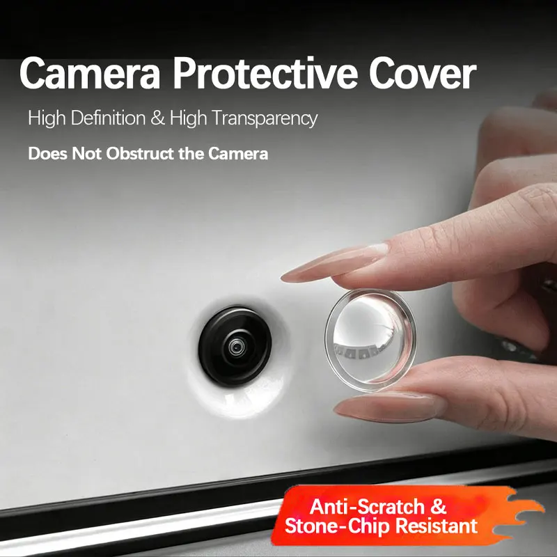 Car Camera Protective Cover, universal for 360 panoramic reversing camera, high definition film for car camera protection