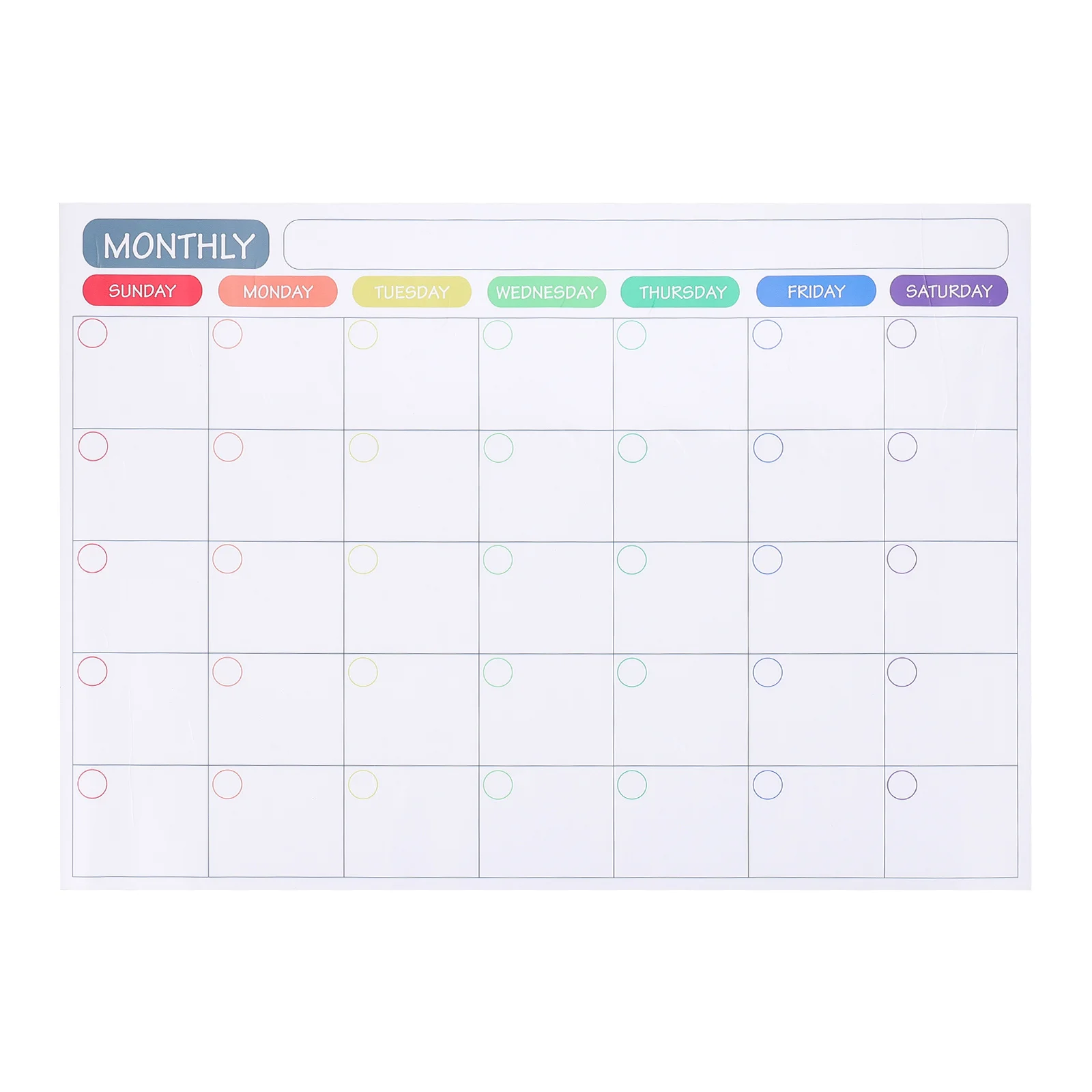 Calendario magnetico cancellabile a secco Lavagna per frigorifero piccola Materiale per animali domestici Organizzatore mensile riutilizzabile Calendario magnetico cancellabile a secco