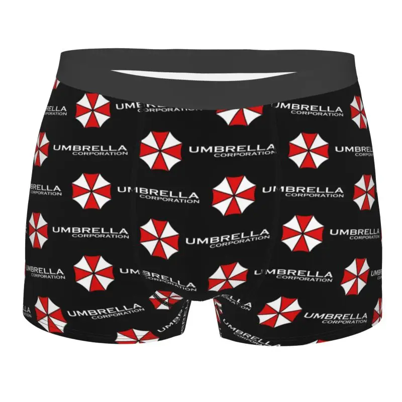 

Umbrella Corporation Print Men Boxers Shorts Underwear Soft Breathable Underpants Large Size Panties Boxer Briefs for Boys Teens