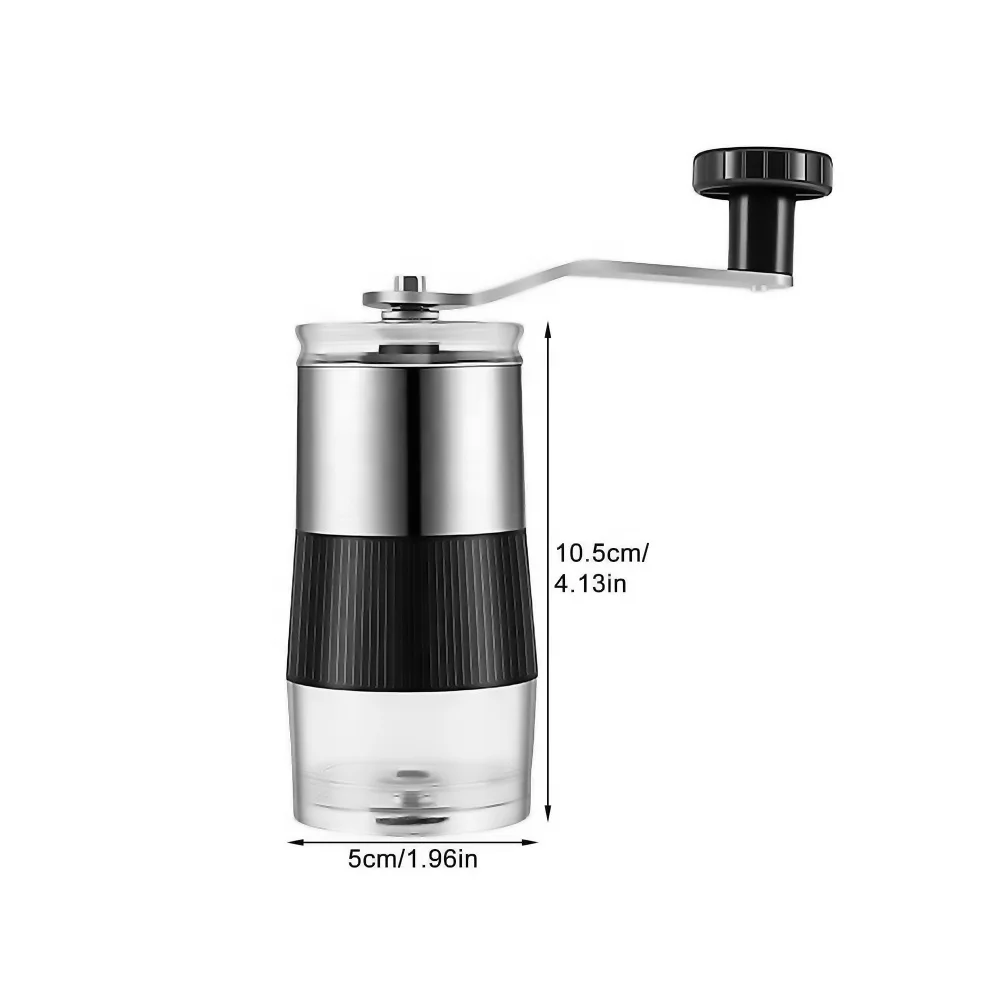 Stainless Steel Manual Coffee Grinder With Adjustable Setting