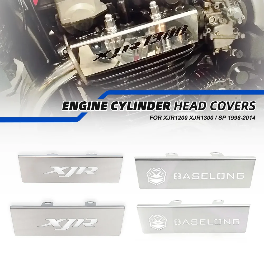 

For Yamaha XJR1200 XJR1300 / SP 1998-2012 2013 2014 Motorcycle Mirror Polished Engine XJR 1200 1300 / SP Cylinder Head Covers