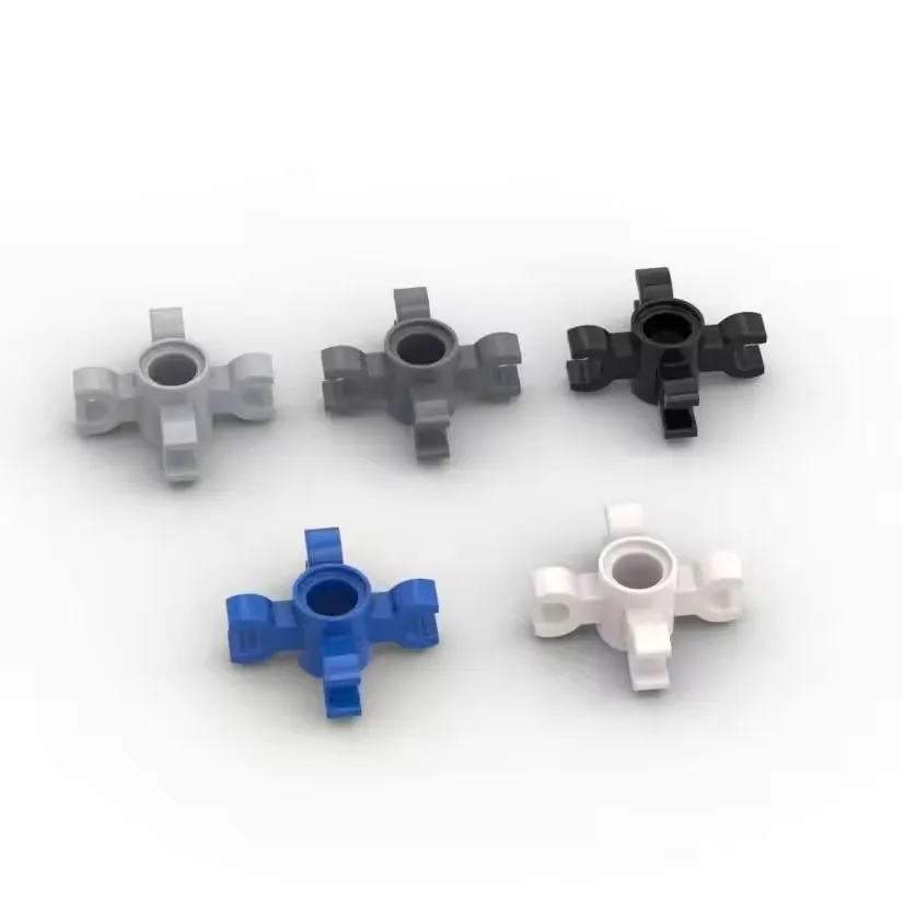 Gobricks GDS-1178 기술, 4개의 클립이 있는 핀 원형 커넥터는 90202 15646 어린이 DIY 제품과 호환됩니다.