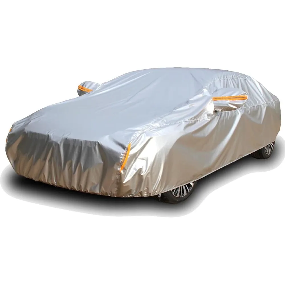 

Heavy-Duty Waterproof Car Cover for Ford Crown Victoria, Cadillac DTS, and Mercury Grand Marquis - All-Weather Protection
