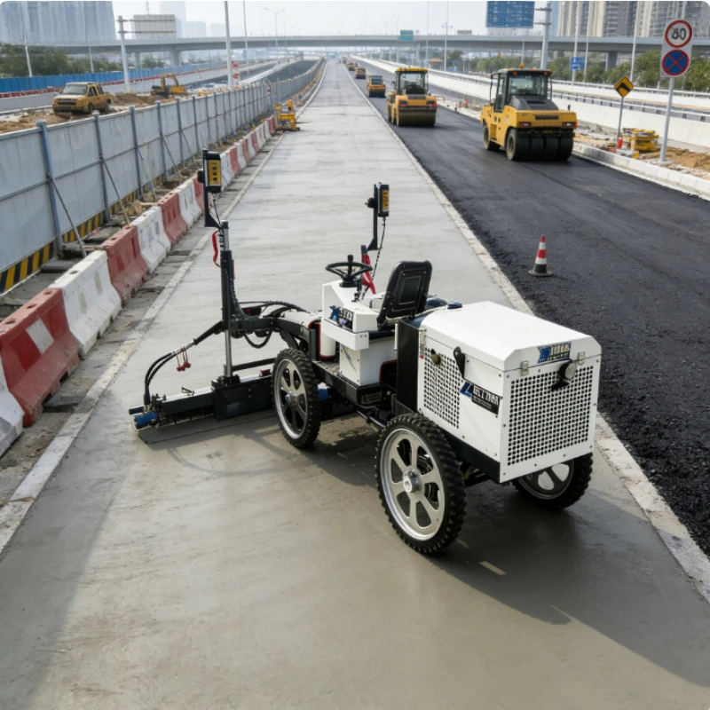 Industrial Use Of Laser - Concrete Laser Leveling Screed Self Propelled