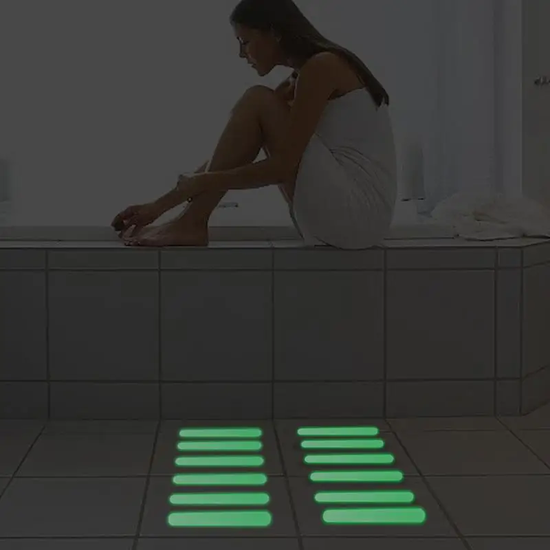 Luminous Anti-skid Strip Bathtub Waterproof Safety Strips Stair Luminous Stickers Non Slip Adhesive Tape For Bathtub Floor