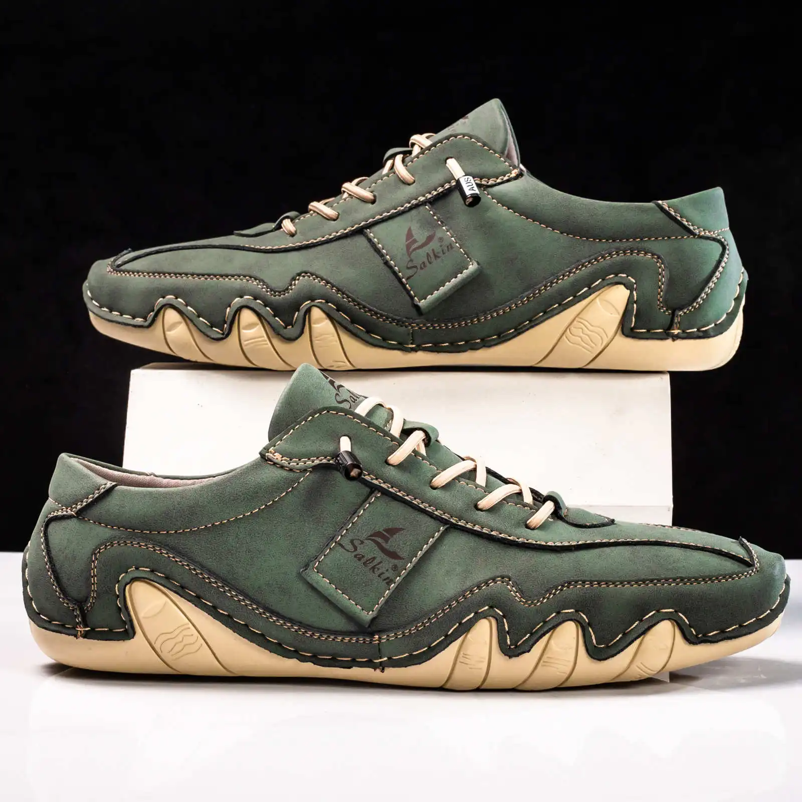 

Кроссовки-мокасины из натуральной кожи для занятий спортом, женская роскошная дизайнерская обувь для гольфа, летние ботинки, женские лоферы