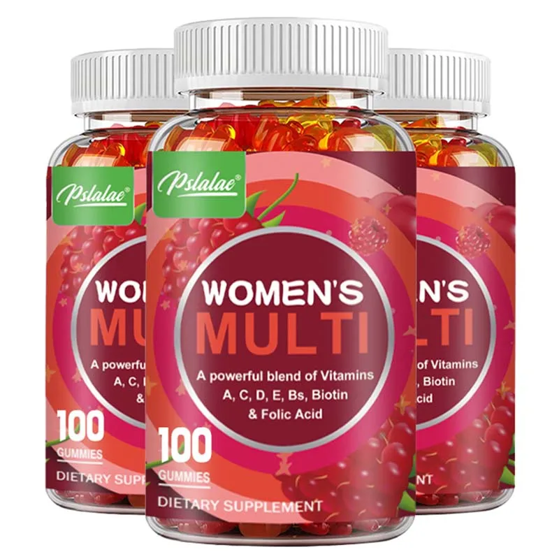 

Женские конфеты с несколькими витаминными слосами — мультивитаминные и мультиминеральные — для здоровья кожи, волос, энергетической добавки для поддержки иммунитета