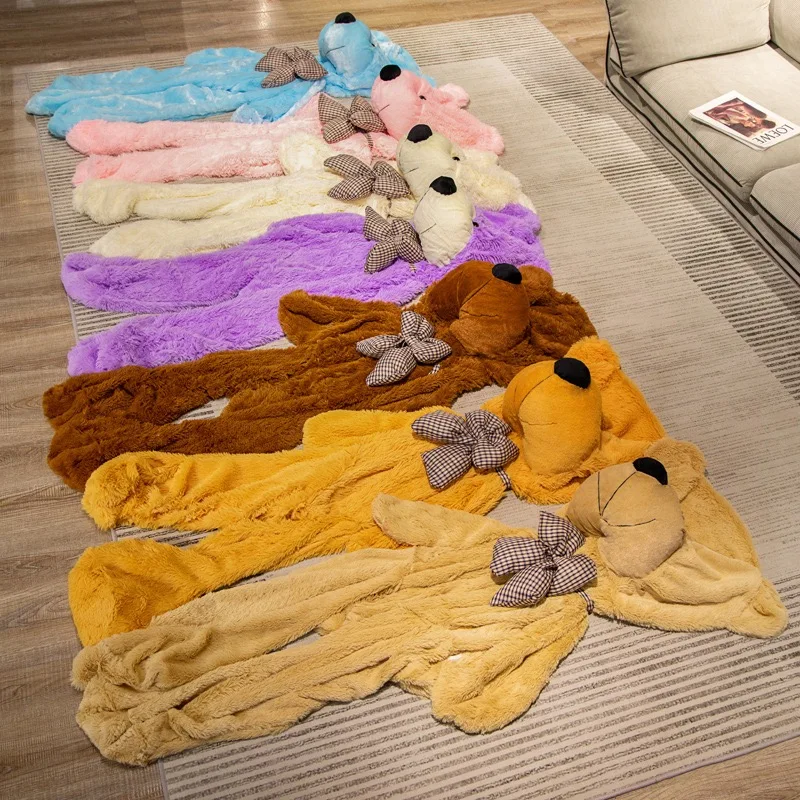 60–140 cm weiches, nicht gefülltes, leeres Teddybär-Haut, großes Umarmungskissen, Tierkissen, Kindergeburtstagsgeschenk, halbfertige Plüschtiere