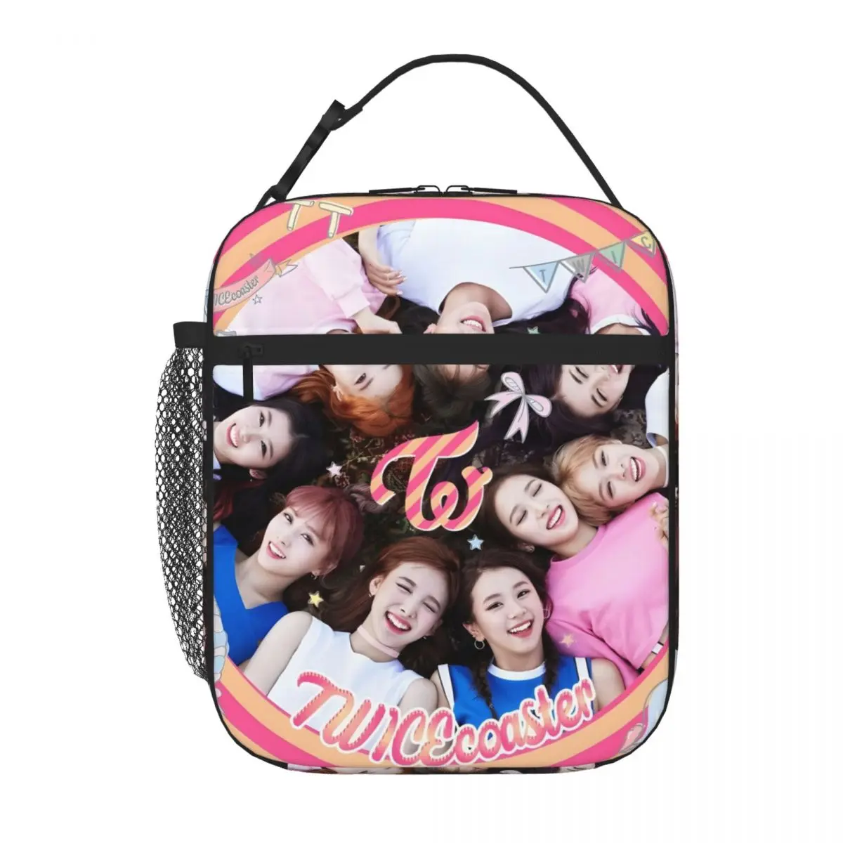 K-POP-TWICE Lunch Bag Lunch Container New Arrival Cooler Thermal Lunch Box For Office