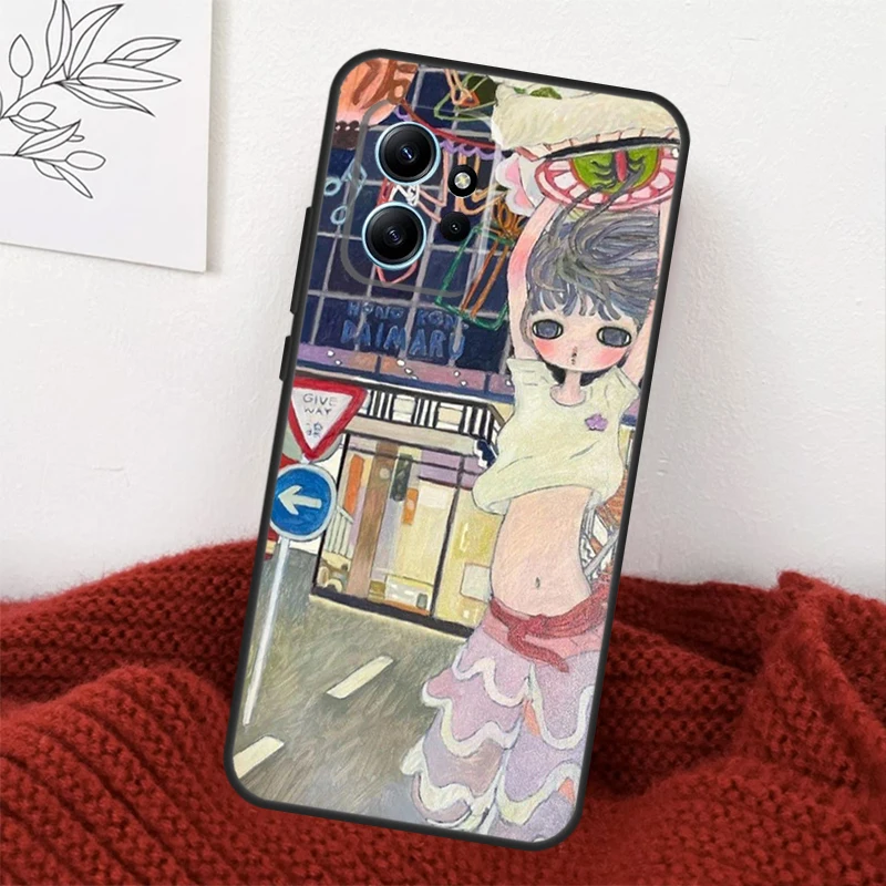 Cartoon Aesthetic Aya Takano Case For Redmi Note 12 Pro Note 11 8 9 10 Pro 12S 10S 11S 9S Redmi 12 10A 9C 10C 12C Cover