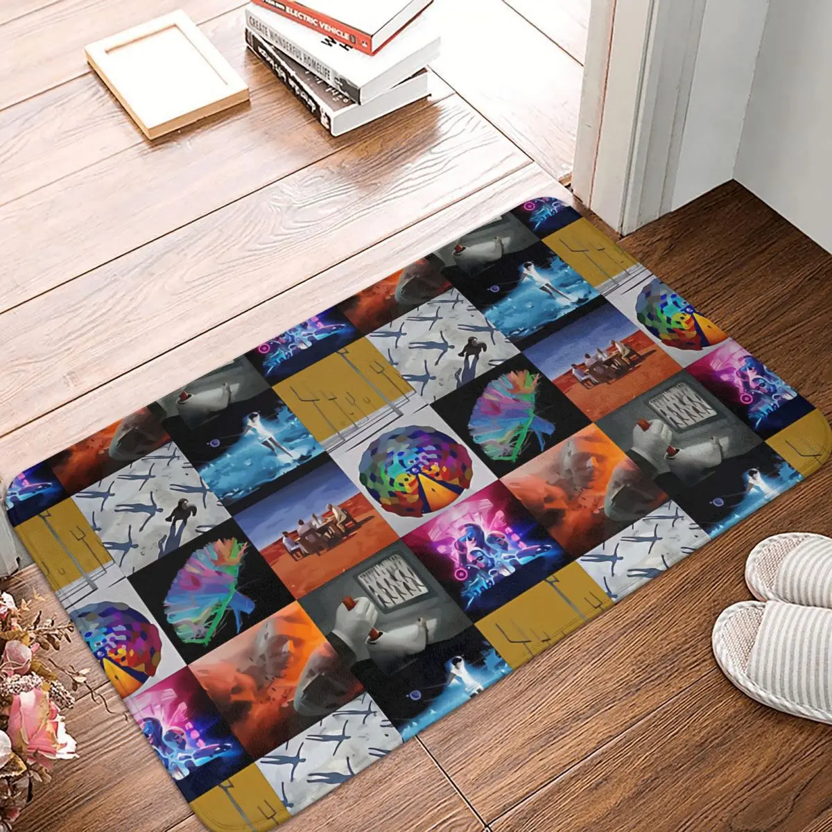 M U S E Minimalist Discography Meme Y2K Anti-Slip Rug Doormat Bath Mat Hallway Carpet Bedroom Decorative