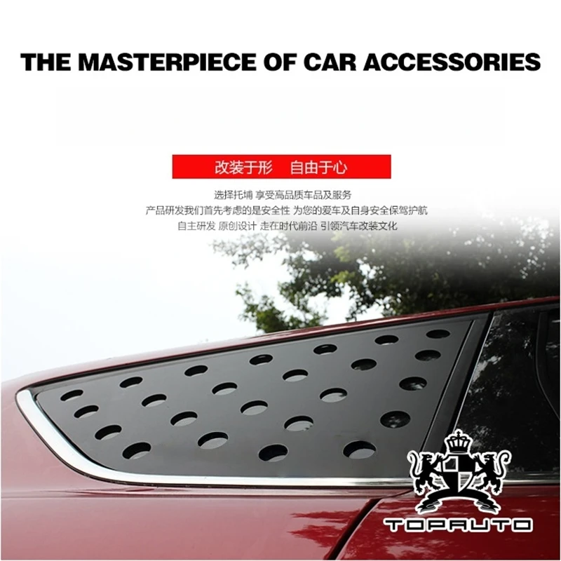 Side Quarter Window Glass Decal for Ford KU GA 2013-2021 Triangle Window Panel Decoration Cover Stickers Car Accessories