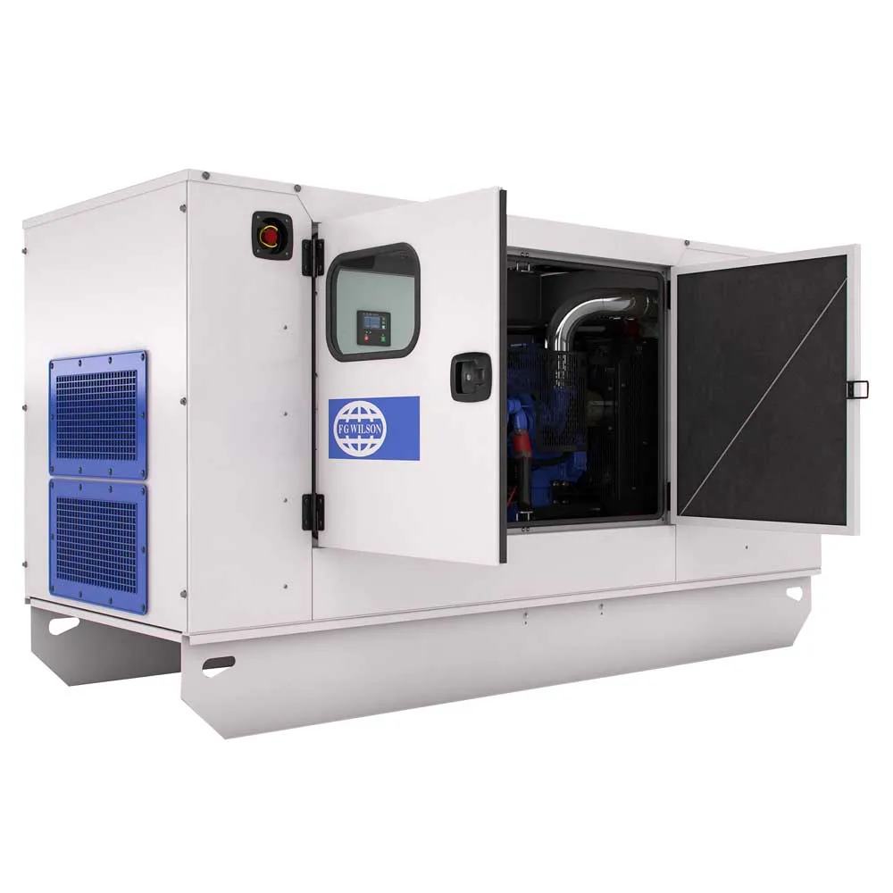 FG Wilson Diesel Portable Silent Electric Generator 13.5KVA to 88KVA Power 1500/1800rpm 50/60Hz Frequency