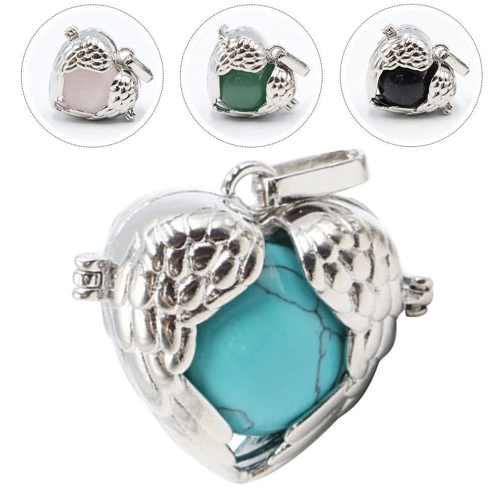 Creative Heart-Shaped Pendant DIY Jewelry Accessory Premium Material Durable Practical Small Size Lightweight Comfortable Wear