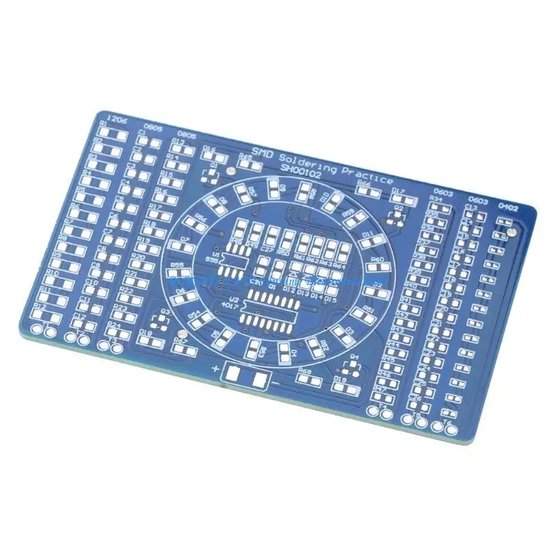 SMT Running Light Soldering Practice Board met LED -roterende lamp voor lassen
