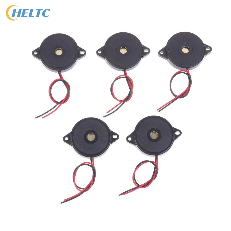 5/10/15Pcs 12V Passive Buzzer High-decibel Buzzer With Wire Piezoelectric Speaker 3040 Buzzers For Arduino Car DIY Electronic