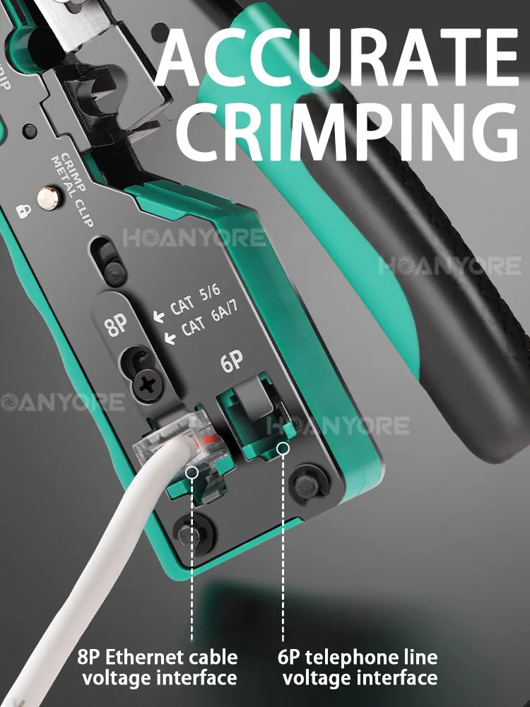 Wire crimping pliers, wiring terminals, electrician specific crimping pliers, photovoltaic crystal head wire pliers