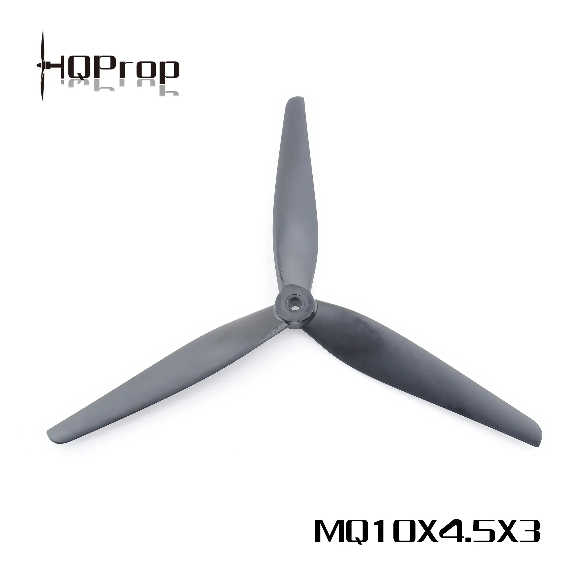 2Pairs(2CW+2CCW) HQPROP 10X4.5X3 1045 3-Blade Black-Glass Fiber Reinforced Nylon Propeller