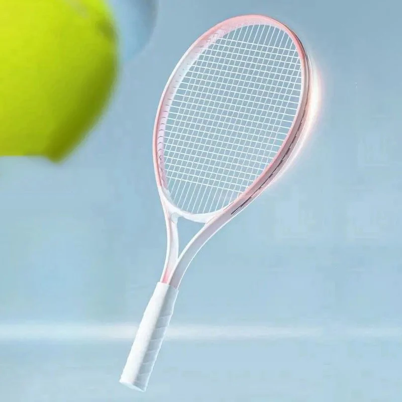 Professional Tennis Rackets Single Practice Tennis Rackets Beginners Durable Sturdy Training Racket Portable Sports Equipment