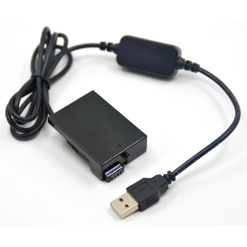 5V Adapter przewód zasilający USB + DR-E8 LP-E8 fałszywy akumulator do aparatów Canon EOS Rebel T2i T3i T4i T5i 550D 600D 650D 700D pocałunek X4 X5