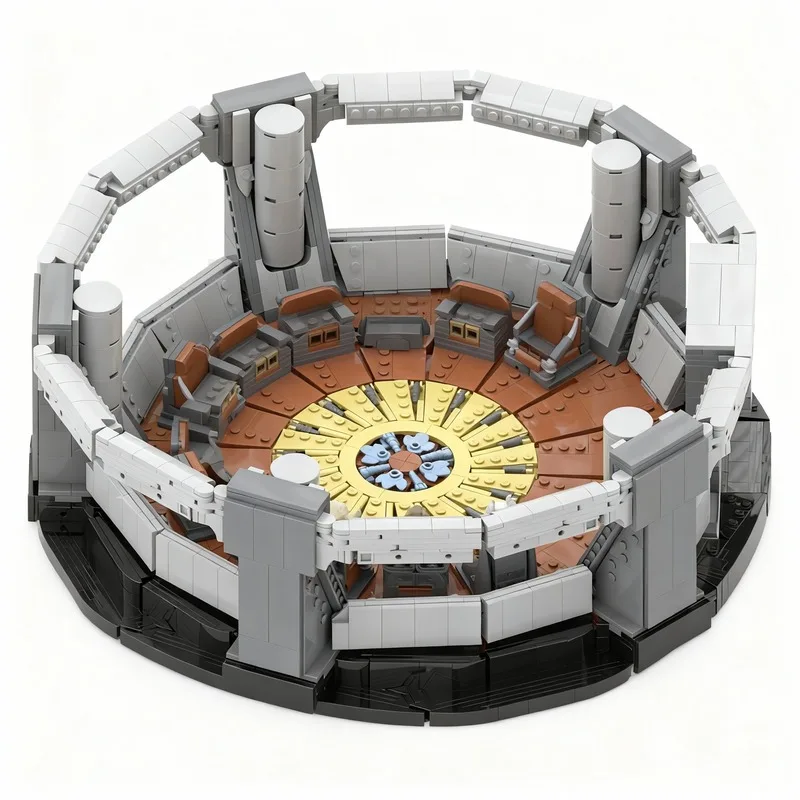 

4002 детали MOC: Звездная битва в Зале Высшего Совета, модель UCS, конструктор, игрушка, рождественский подарок, креативная идея, кирпичики для сборки