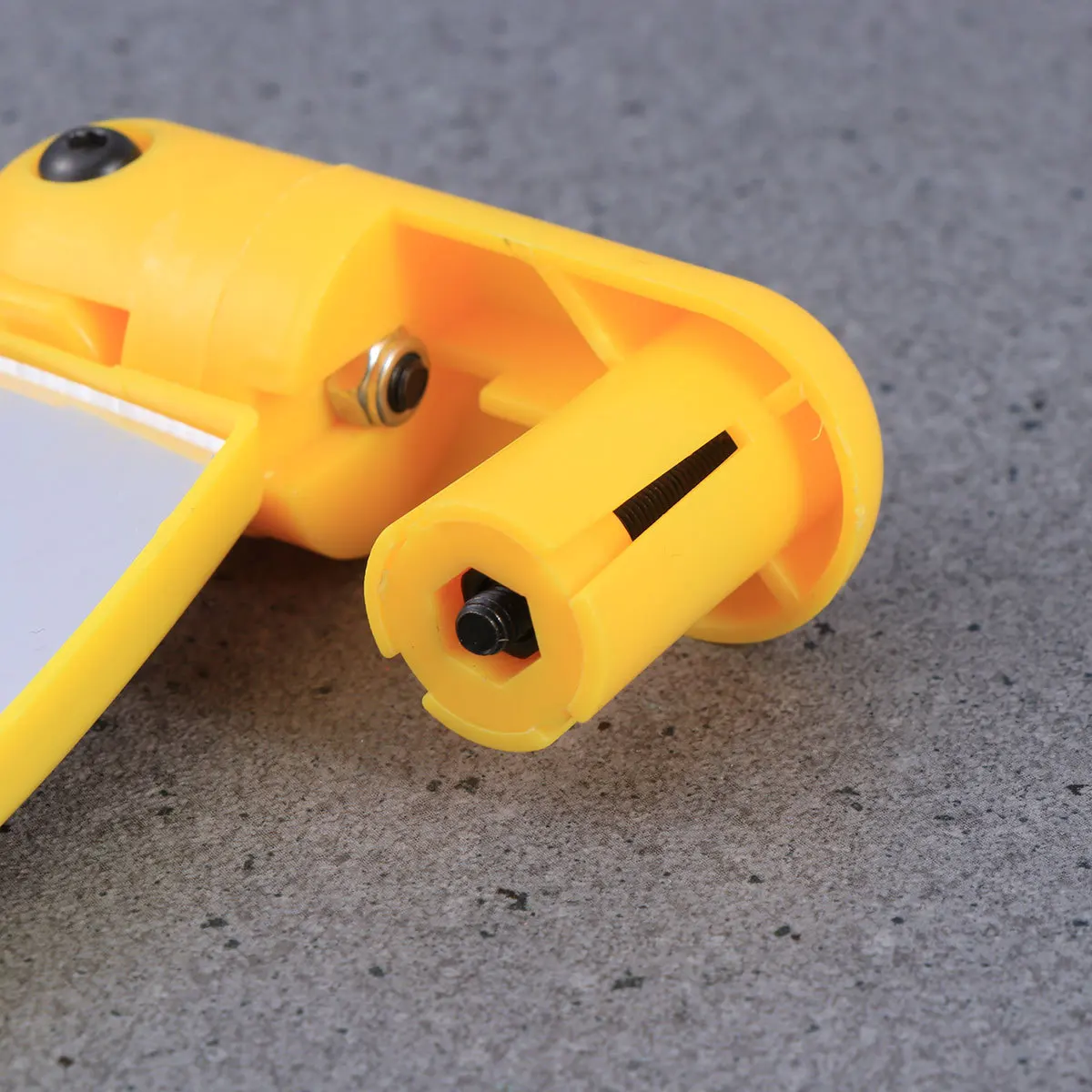 Blast-Resistant Bicycle Mirror Wide Angle Rotatable Super Clear Easy Install Fully Adjustable 13-35mm Handlebar Yellow