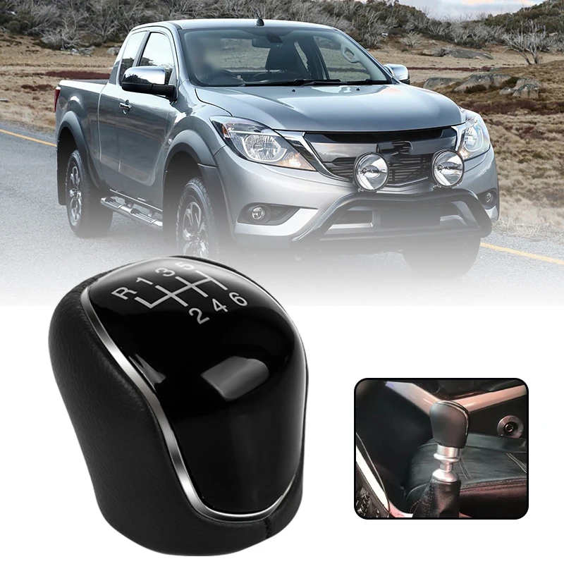 

6 Speed MT Gear Shift Knob Lever Head For Ford Focus Mazda Bt50 12-18 Galaxy Mk3 Mk4 S-Max Kuga Mondeo IV Mk4 Transit Tourneo
