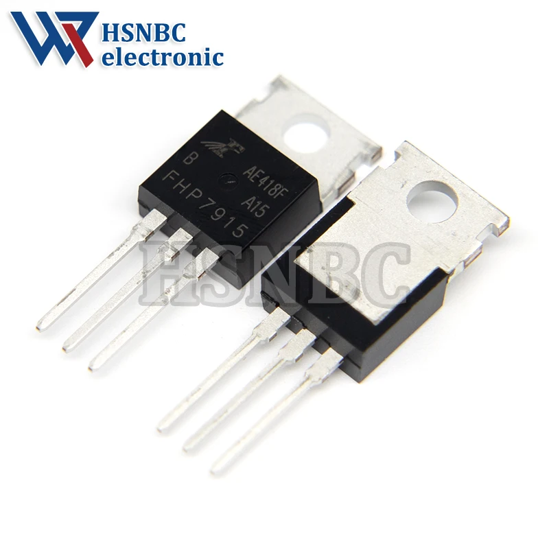 10PCS FHP7915 FHP7915B 7915 TO-220 1.5A 15V Negative Three Terminal Voltage Regulator 100% New Original