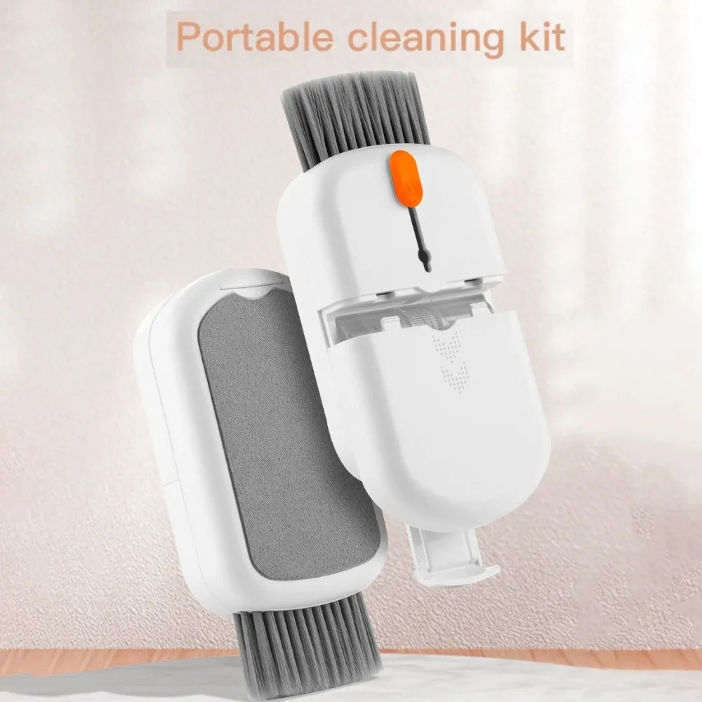 Portable Electronic Cleaning Set Screen Cleaning Multipurpose Keyboard Cleaner Kit Convenient Bracket Design