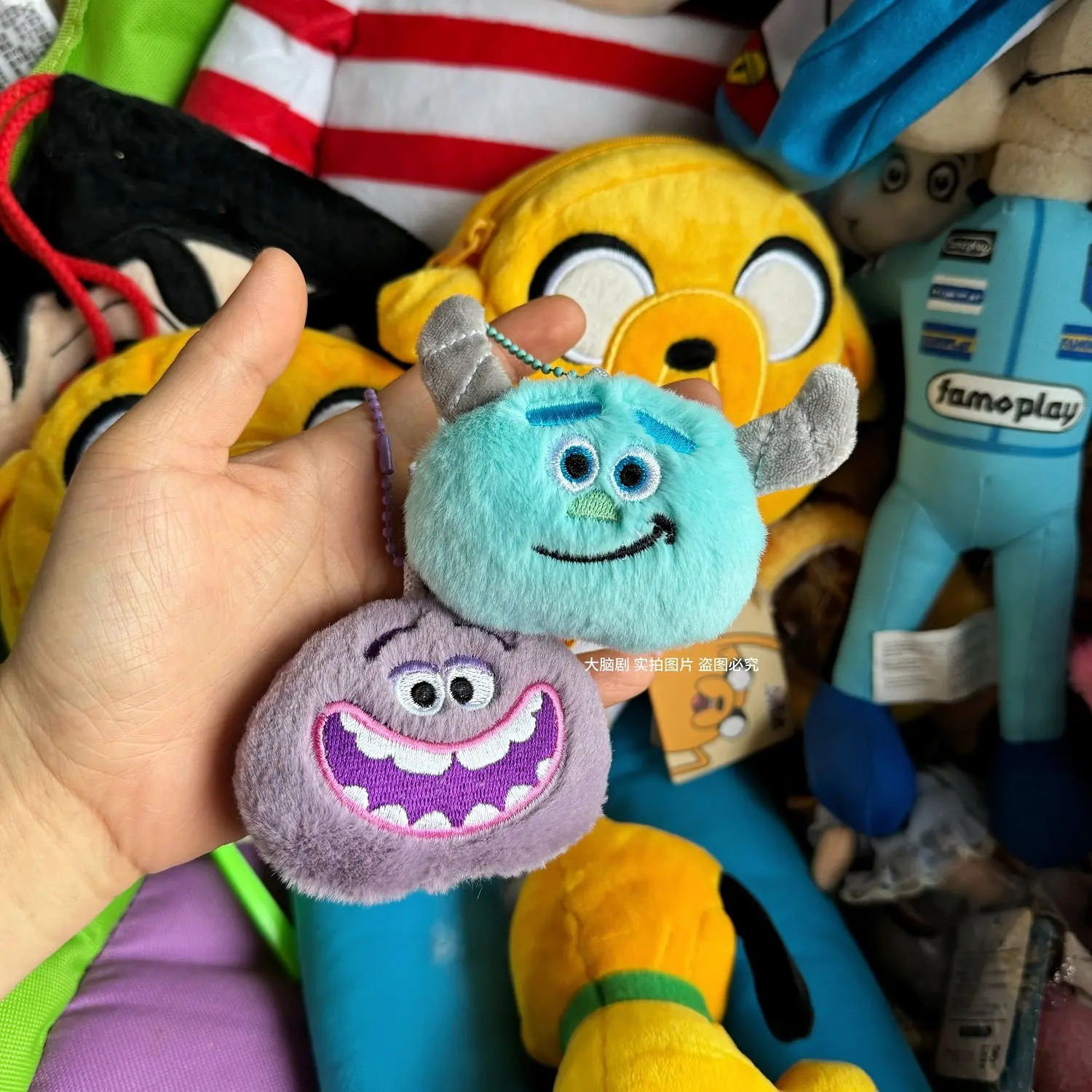 

Университет монстров Диснея Джеймс П. Салливан Q версия плюшевый брелок для ключей сумка подвесные игрушки чехол для телефона украшение кукла