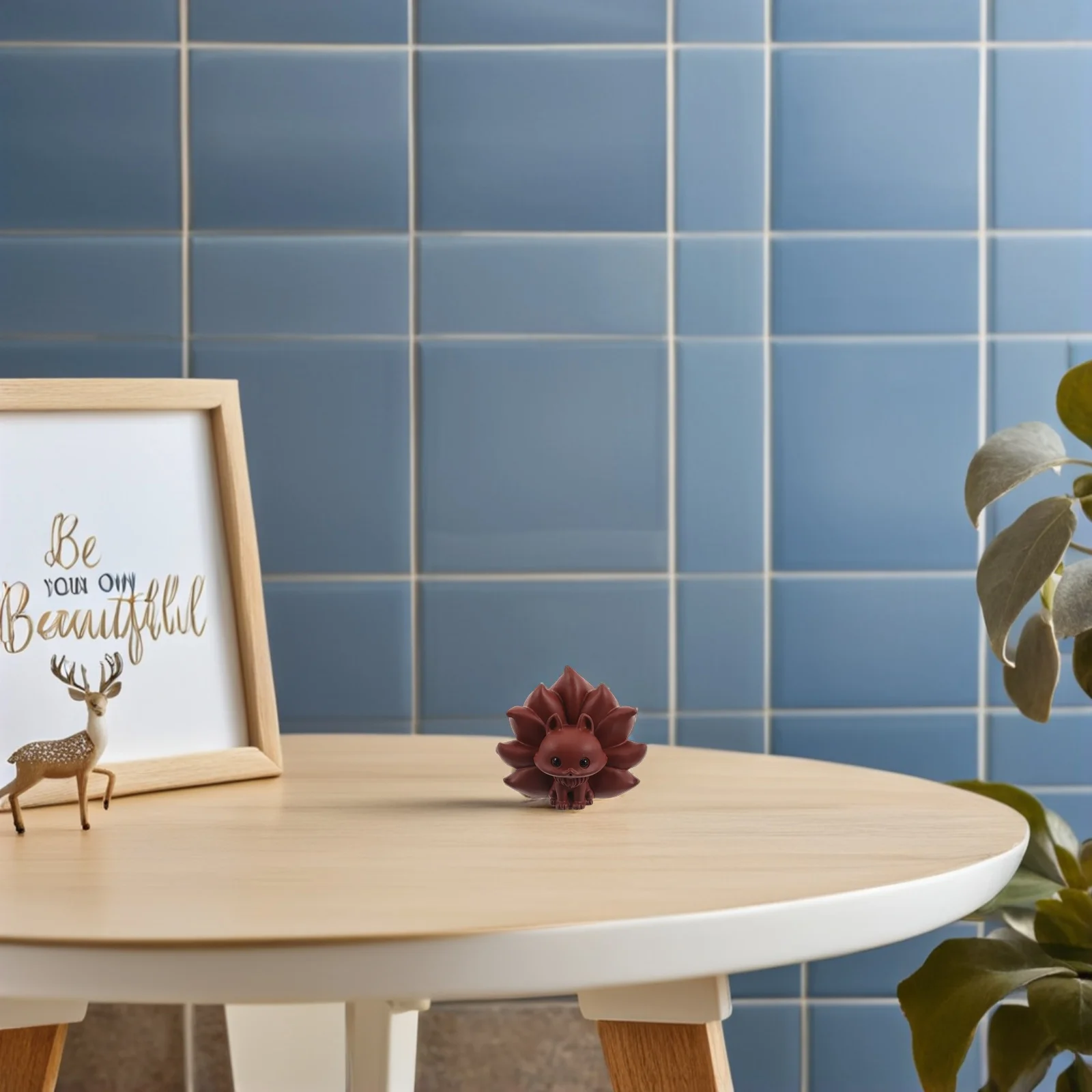 

Purple Clay Pet Handmade Ceramic Sculpture for Tea Ceremony Decor and Desktop Accessories Gift Figurines Home Decor