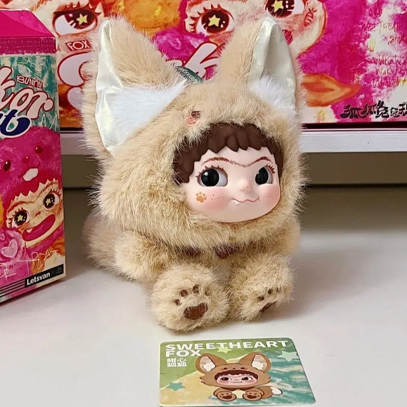 

New Genuine Wakuku Fox &Bunny Trickor Treat Series Blind Box Action Figure Cartoon Decor Toys Desktop Ornament Surprise Gift