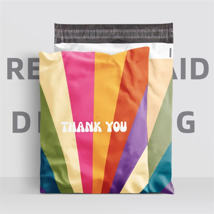 50PCS 100% PE Plastic Mailing Bags Poly Mailer T-shirt Skirt Pants Bra Books Towel Xmas Gifts Shipping Express Print Pouches