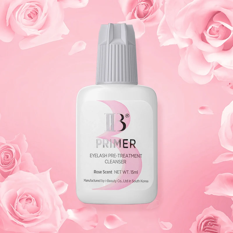 10 botellas IBeauty Primer Banana pegamento transparente para extensión de pestañas Corea Individual 15ml agente de fijación herramienta de maquillaje suministro tienda de belleza