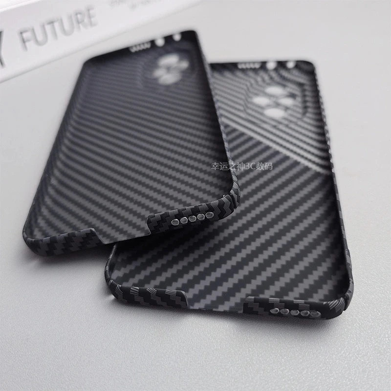 Cover For Honor 200 Pro Case PC Carbon Fiber Texture Pattern Matte Hard Phone Case For Honor 200 100 100Pro 5G Slim Thin Bumper