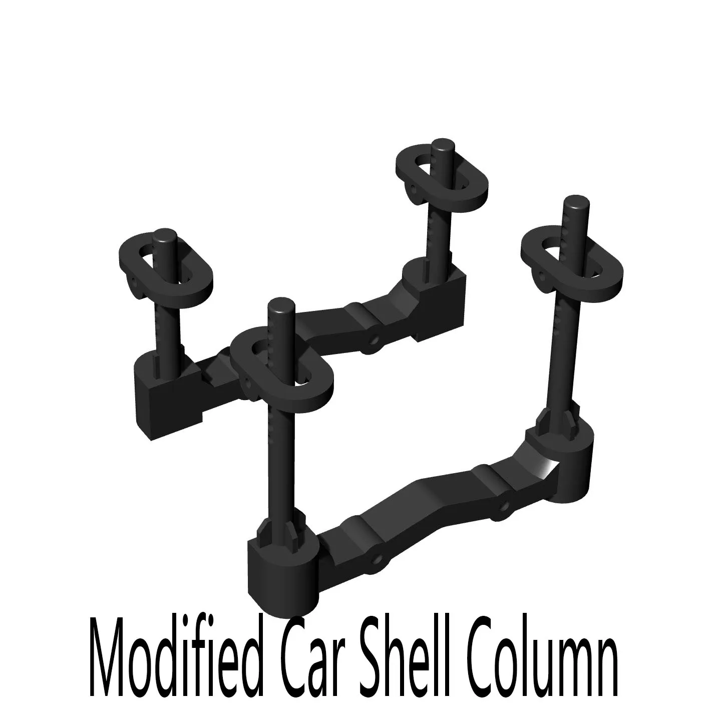 New Corolla XTS S10 F10 Rally Modified Car Shell Column Accessories XTSL-071 3D Printed TPU Material Accessories