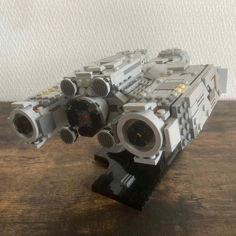 Modello di film popolare MOC Mattoni da costruzione Traino commerciale di veicoli spaziali Tecnologia modulari Regali Vacanza Assemblare Giocattoli per bambini