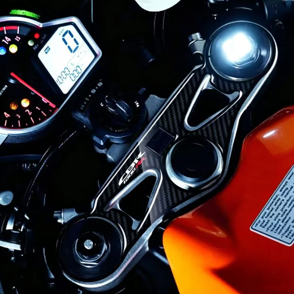 CBR1000RR Motorcycle Carbon-look Top Triple Clamp Yoke Sticker For Honda CBR1000RR 2008 2009 2010 2011 2012 2013 2014 2015 2016