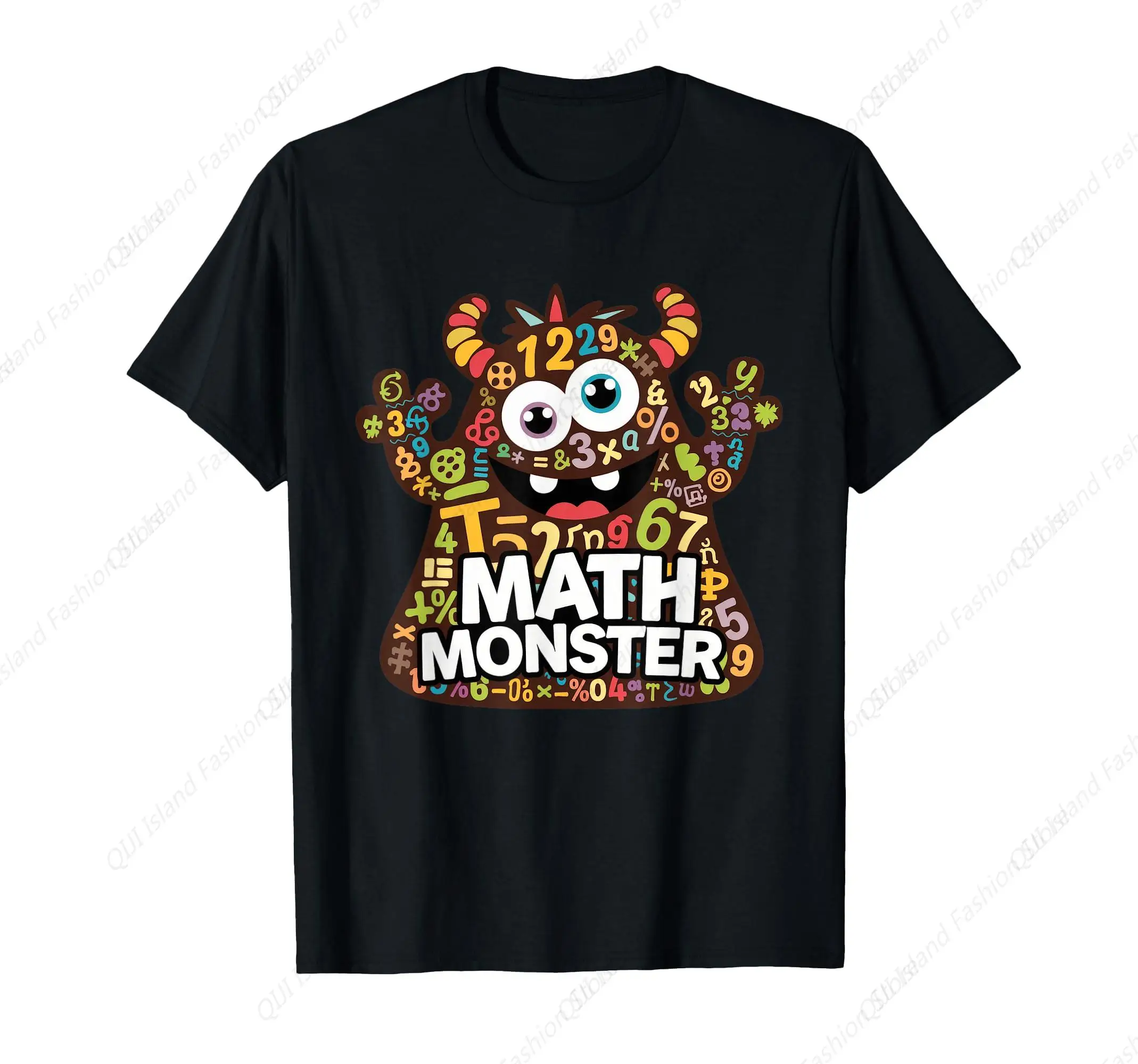 Cool Math Monster Funny Design for Students and Teachers T-Shirt