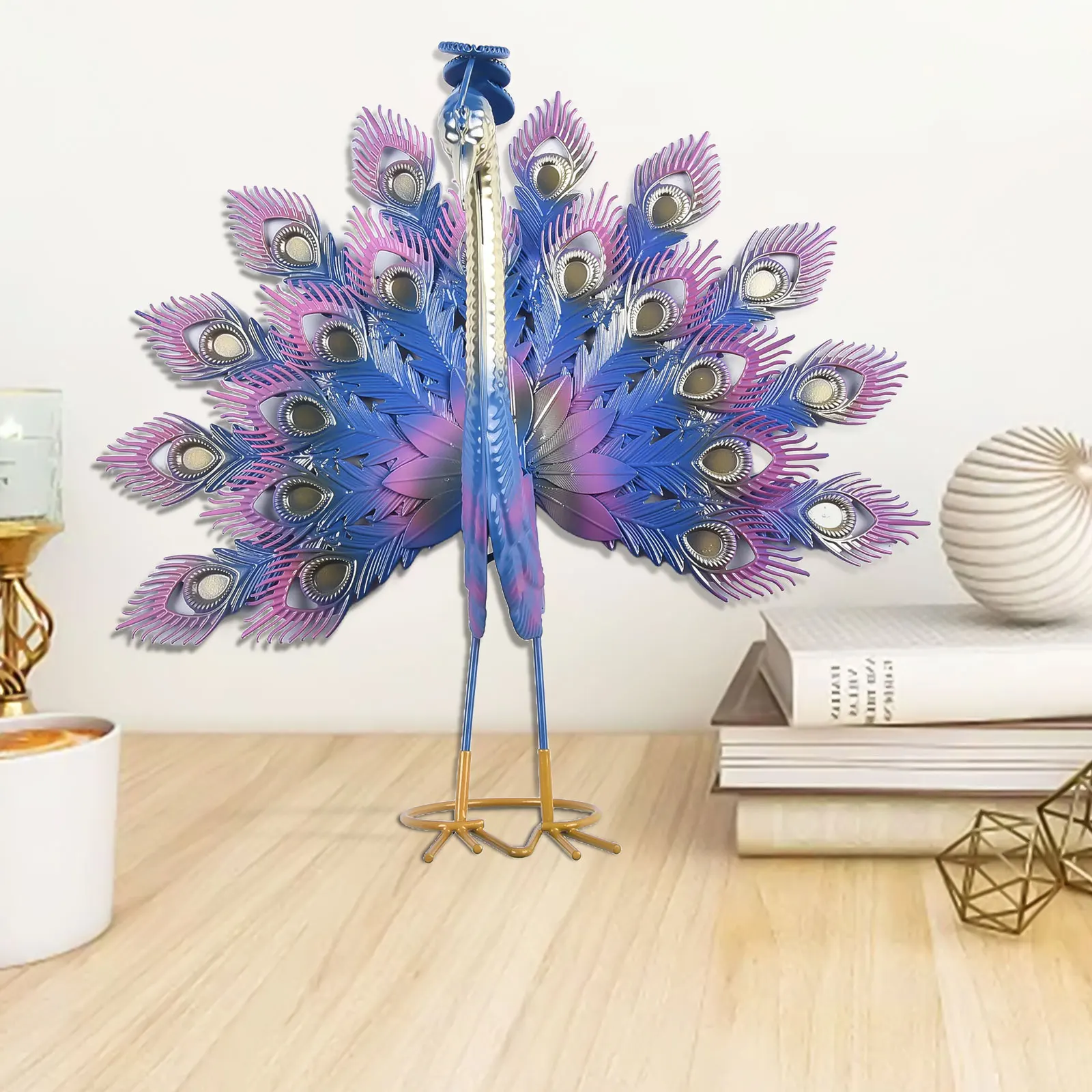 DIY Peacock Ornament Garden Decoration Ornament Garden Decoration Outdoor Ornament Environmentally Friendly Long-term Use