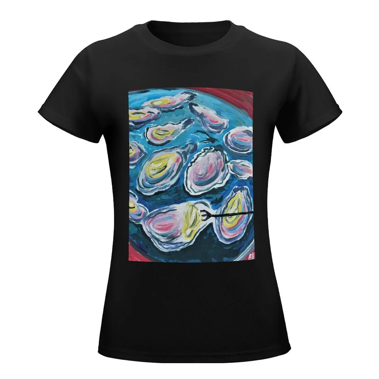 Gimme Oysters and Beer T-Shirt Aesthetic clothing sublime new edition sports fans Women's cotton t-shirt