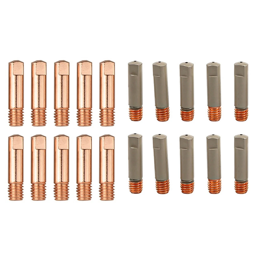 

20PCS Welding Contact Tips for Mig Welder Non Coated 0 030 and 0 035 Inch Copper Tips Fits Most Mig Welding Torches