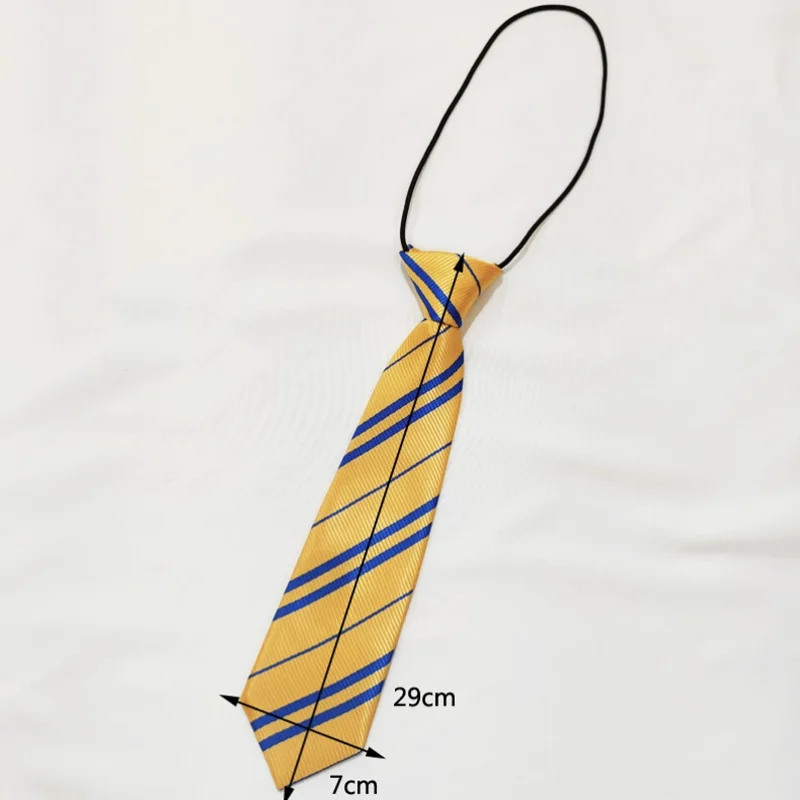 Halloween Movie Wizarding Academy Boys Girls Harris Stripe Tie Cosplay Magic School Costume Accessories  Necktie Prop Party image 4